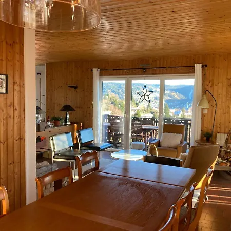 Chalet Avec Sauna Et Vue Sur Le